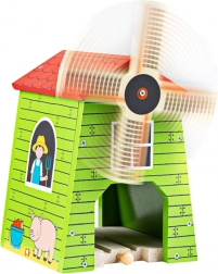 lesen mlin na veter za leseno železnico Bigjigs Rail