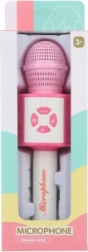 Otroški rožnati karaoke mikrofon na baterije