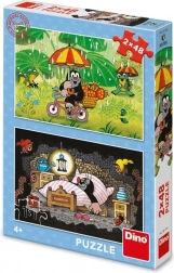 Sestavljanka DINO KRTEK – Krtkov dan 2×48 koščkov