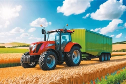 Sestavljanka Trefl Kmetijska mehanizacija 100 koščkov