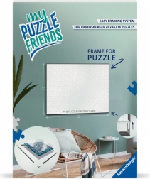 Okvir za puzzle Ravensburger My Puzzle Friends 49x36 cm - črn