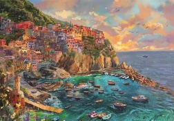 Clementoni sestavljanka Poslikana Manarola 2000 koščkov