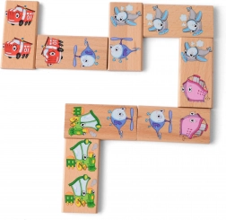 Lucy & Leo leseno domino XXL - prevozna sredstva