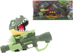 Strelski komplet z dinozavrom in penastimi žogicami na baterije