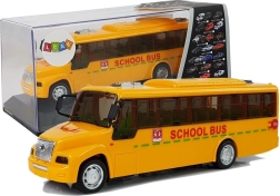 Šolski avtobus s potegnim pogonom, lučmi, zvoki in odpirajočimi se vrati