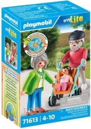 Figurice PLAYMOBIL Moje Življenje Stari starši z vnukom