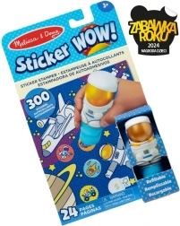 Sticker Wow ustvarjalni set z žigom in nalepkami – astronavt