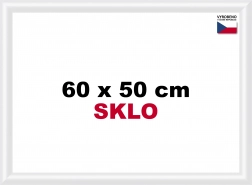 Plastično okvir za sestavljanke 60x50 cm bel