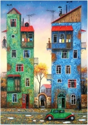 Sestavljanka Jesenski dež 1000 koščkov