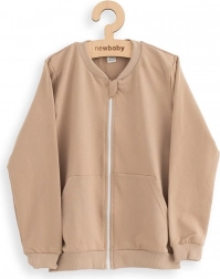 Otroška trenirka s kapuco New Baby Kindergarten rjava