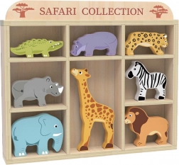 Lesena safari zbirka živali 2Kids Toys