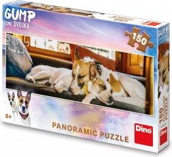 Panoramski puzzle Gump na kavču 150 delcev