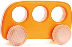 Oranžni lesen avtobus