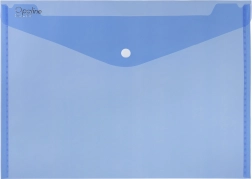 Mapica z gumbom A5 Opaline modra, pakiranje 5 kos