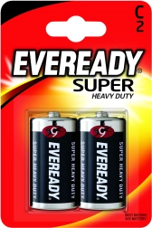 Energizer Eveready Super Heavy Duty baterije C (R14) 1,5 V – 2 kos
