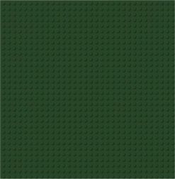 Brixies Plus Osnovna podloga za gradnjo temno zelena 25,5 x 25,5 cm