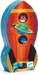 Sestavljanka Vesoljska raketa DJECO - 16 kosov