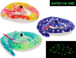 Plišasta kača s svetlečimi elementi 18 cm