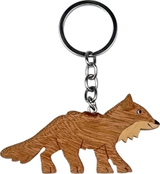 Lesena obesek za ključe lisica velika – 2Kids Toys