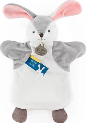 Plišasta ročna lutka zajček 25 cm