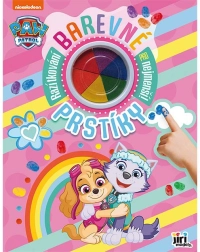 Barviti prstni žigi Tačke na patrulji rožnati