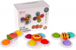 Set senzoričnih vrtečkov s priseski za najmlajše