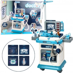 Otroški zdravniški voziček s svetlobnimi in zvočnimi učinki, 37 delov