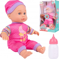 Punčka dojenček s plastenko za hranjenje