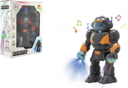 Plastični hodni robot s svetlobnimi in zvočnimi učinki 22 cm