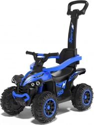 Otroški poganjalec z vodilno palico Baby Mix Mega modre barve