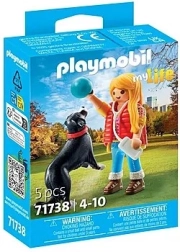 Deklica s pastirskim psom PLAYMOBIL