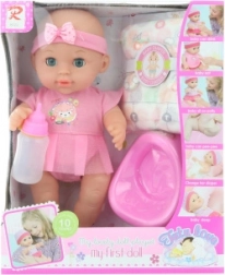 Dojenček z zvoki in lulaniem z dodatki