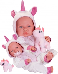 Antonio Juan realistična lutka dojenček 42 cm celovinilasto telo