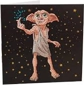 Crystal Art razglednica Dobby 18 × 18 cm