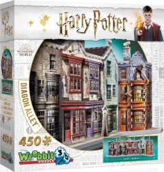 Wrebbit 3D puzzle Harry Potter: Prečna ulica – 450 kosov