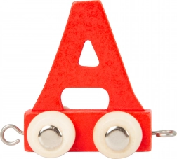 Small Foot lesen vagonček s črko A – barvita abeceda