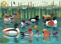 Ravensburger sestavljanka Rad imam vodne ptice 500 kosov