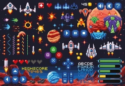 Sestavljanka z nalepkami Interdruk 250 delov