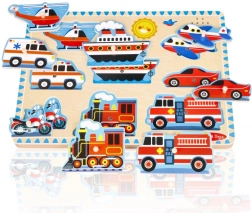 Lesena zvočna sestavljanka vozil