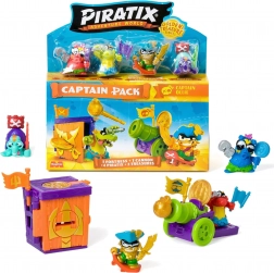 PIRATIX Adventure World Golden Treasure kapetanski set – 4 figurice in dodatki