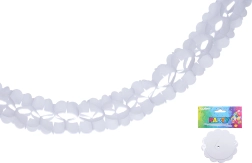 Papirnata bela girlanda 3,6 m