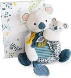 Darilni komplet Doudou – koala Yoca z dojenčkom 25 cm