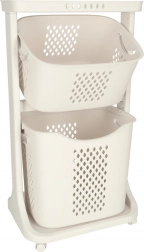 Dvonadstropni premični organizator za perilo in igrače