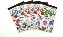 Začasne tetovaže v bloku – 280 kosov, mešanica motivov