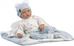 Guca realistična punčka dojenček z mehkim tekstilnim telesom 38 cm