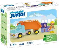 Playmobil Junior prekucni tovorni tovornjak s figurico