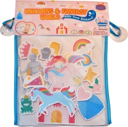 Peneaste kopalne nalepke samorogi z shranjevalno mrežico