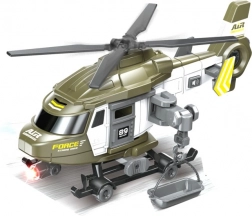 Policijski helikopter na vztrajnik z efekti