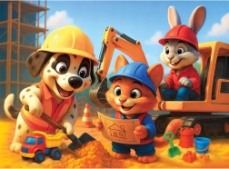 lesene puzzle wooden city vesela ekipa, 40 kosov