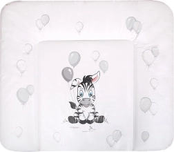 Mehka previjalna podloga New Baby Zebra bela 85 × 70